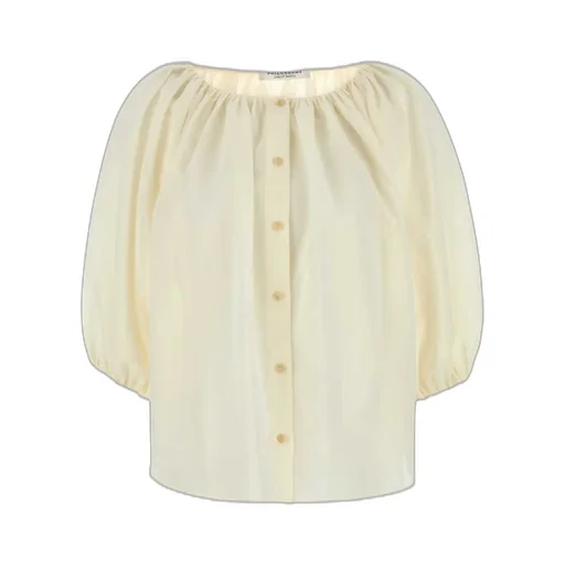 Philosophy Di Lorenzo Serafini Ruched Boat-Neck Blouse