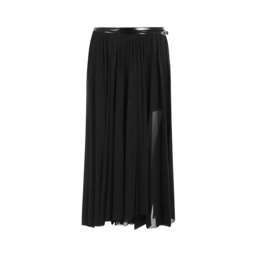 Philosophy Di Lorenzo Serafini Belted Waist Pleated Midi Skirt