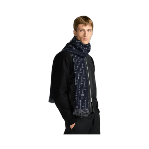 Cd Icon Striped Scarf