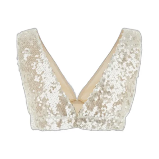 Philosophy Di Lorenzo Serafini Sequined Cropped Top