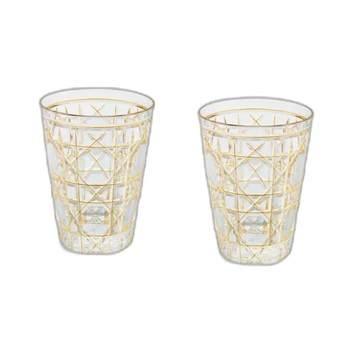 Set Of Two Water Glasses