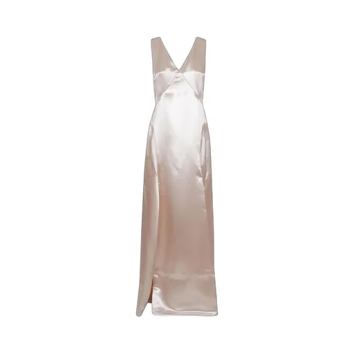 Philosophy Di Lorenzo Serafini V-Neck Midi Satin Dress