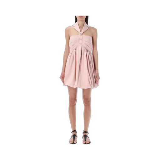 Philosophy Di Lorenzo Serafini Halterneck Mini Poplin Dress