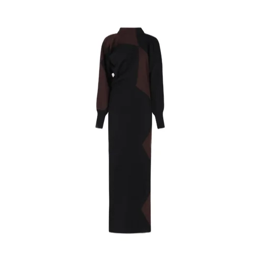 Philosophy Di Lorenzo Serafini Mock-Neck Knitted Long Dress