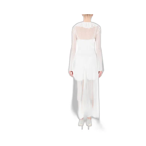 Philosophy Di Lorenzo Serafini V-Neck Ruffled Maxi Dress