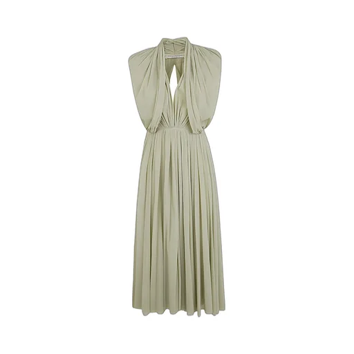 Philosophy Di Lorenzo Serafini Draped Pleated Midi Dress