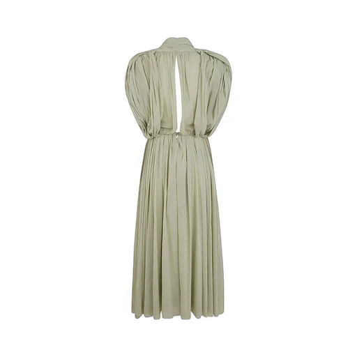 Philosophy Di Lorenzo Serafini Draped Pleated Midi Dress