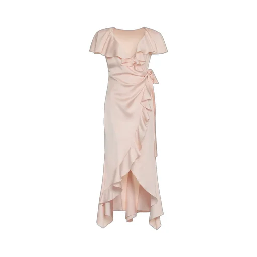 Philosophy Di Lorenzo Serafini Ruffled Short-Sleeved Dress