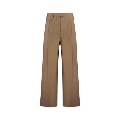 Philosophy Di Lorenzo Serafini High-Waist Wide-Leg Sheer Trousers