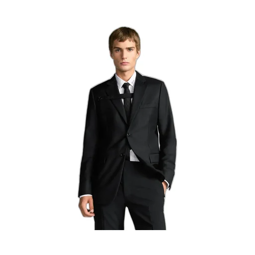 Jacket With Buttoned Strap