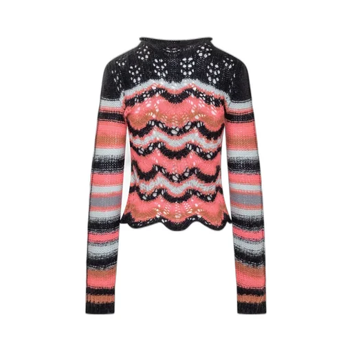 Philosophy Di Lorenzo Serafini Intarsia-Knitted Crewneck Jumper
