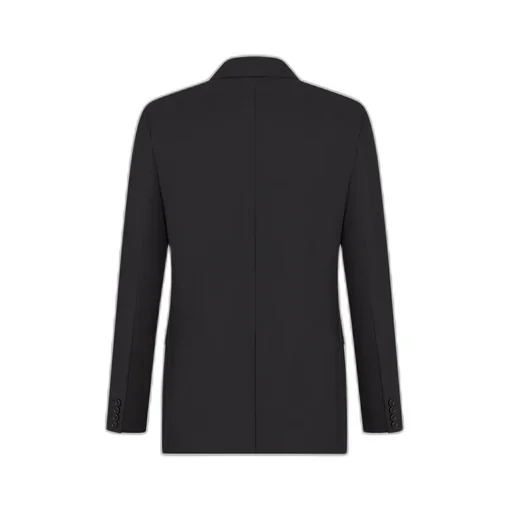 Jacket With Buttoned Strap