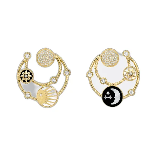 Rose Des Vents And Rose CÉLeste Earrings
