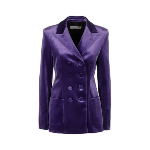Philosophy Di Lorenzo Serafini Double-Breasted Tailored Velvet Blazer