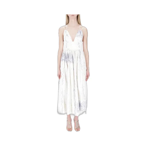 Philosophy Di Lorenzo Serafini Printed Poplin Dress