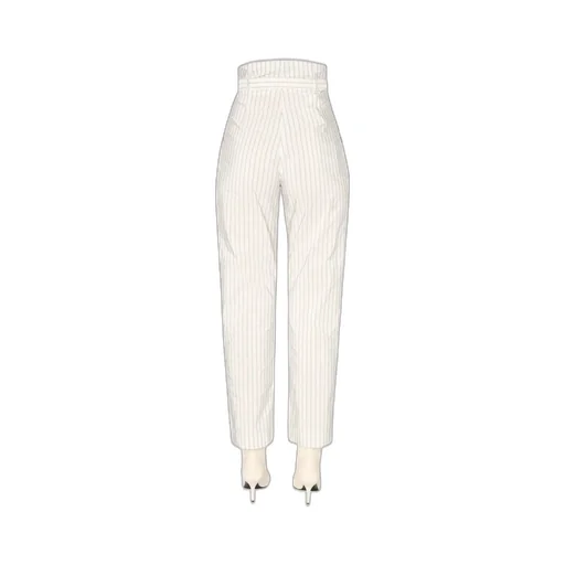 Philosophy Di Lorenzo Serafini Striped Taffeta Trousers