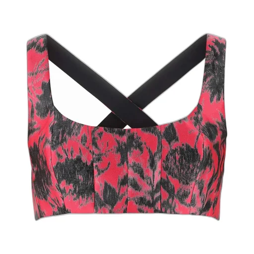Philosophy Di Lorenzo Serafini Floral-Printed Cropped Bralette