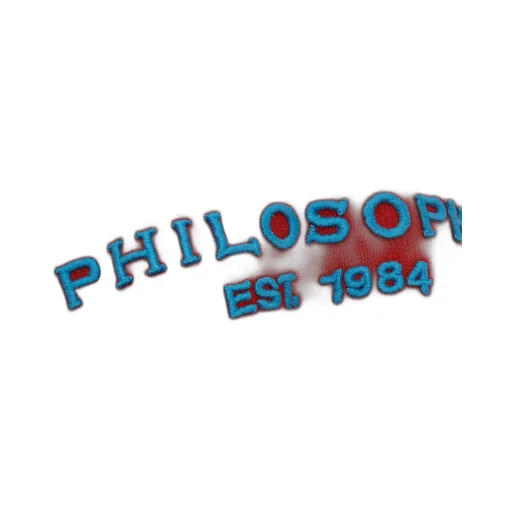 Philosophy Di Lorenzo Serafini Logo Embroidered Cropped Sweater