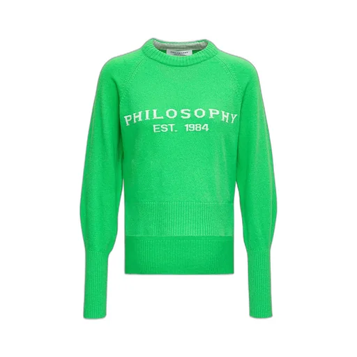 Philosophy Di Lorenzo Serafini Logo Intarsia Sweater