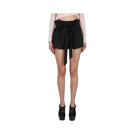 Philosophy Di Lorenzo Serafini Mid-Rise Belted Mini Shorts
