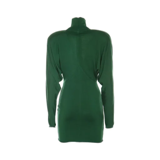 Philosophy Di Lorenzo Serafini Draped Sleeve Knitted Mini Dress