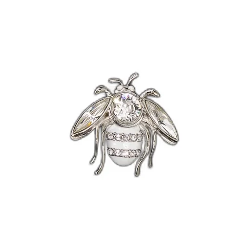 Jacket With Bee Brooch