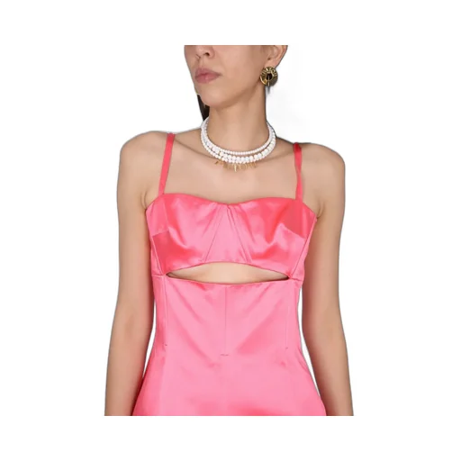 Patou Dress With Cut Out Accents
