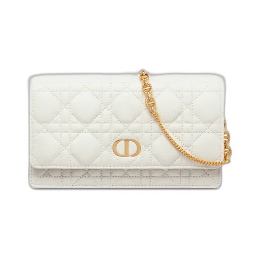 Dior Caro Pouch With Chain
