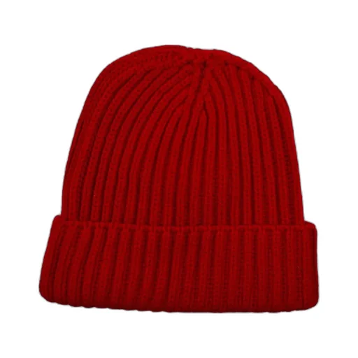 Patou Logo Patch Turn-Up Brim Beanie