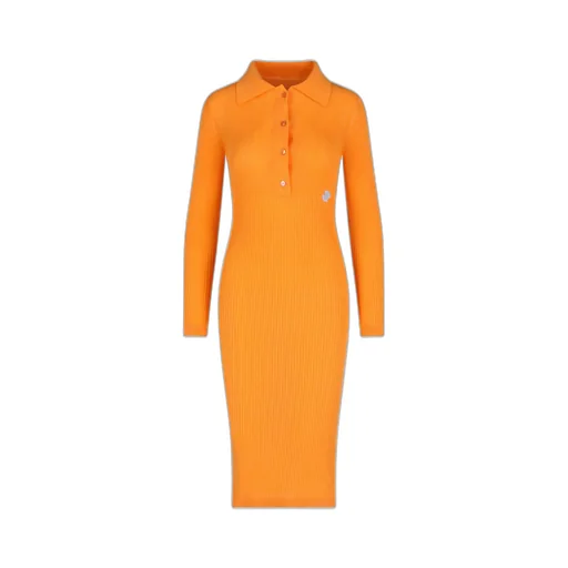 Patou Buttoned Stretch Midi Dress