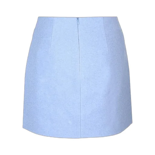Patou High-Waisted Zipped Mini Skirt