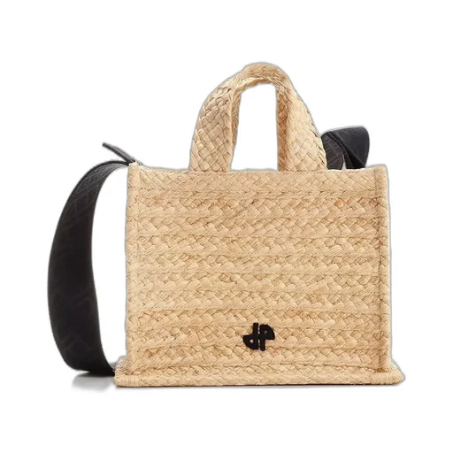 Patou Jp Wovened Small Top Handle Bag