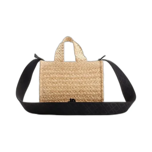 Patou Jp Wovened Small Top Handle Bag