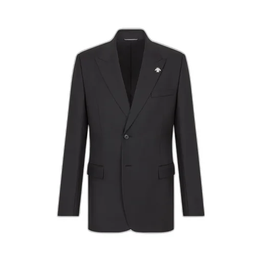 Jacket With Bee Brooch