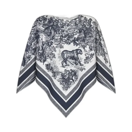 Toile De Jouy Sauvage Dior Silk Top