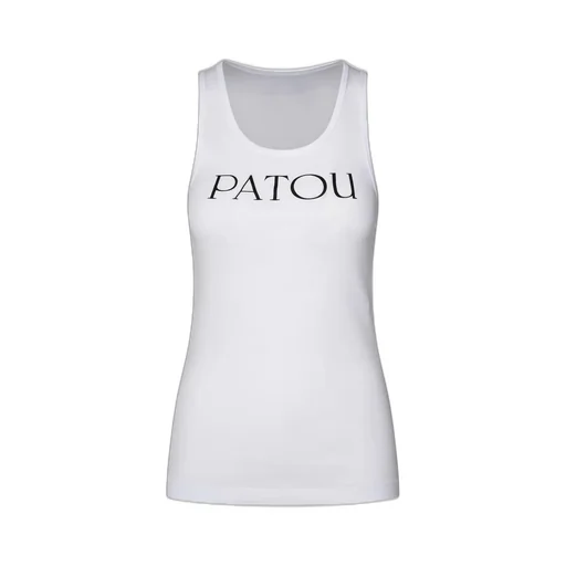Patou Logo Printed Crewneck Tank Top
