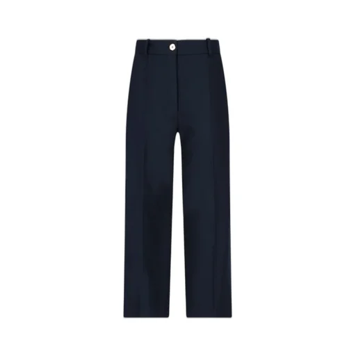 Patou High Waist Wide-Leg Trousers