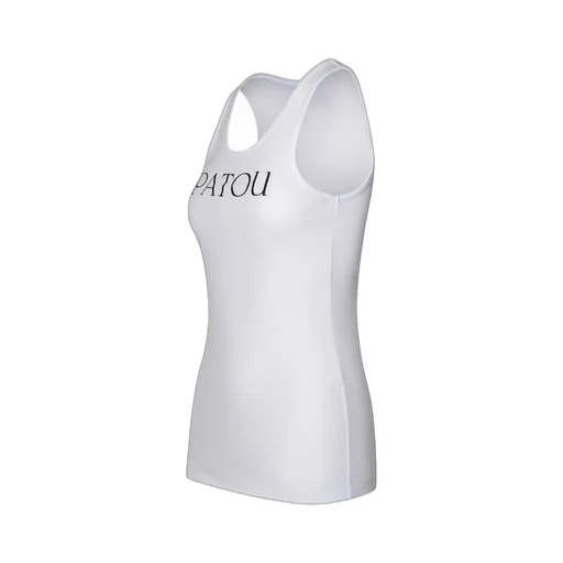Patou Logo Printed Crewneck Tank Top
