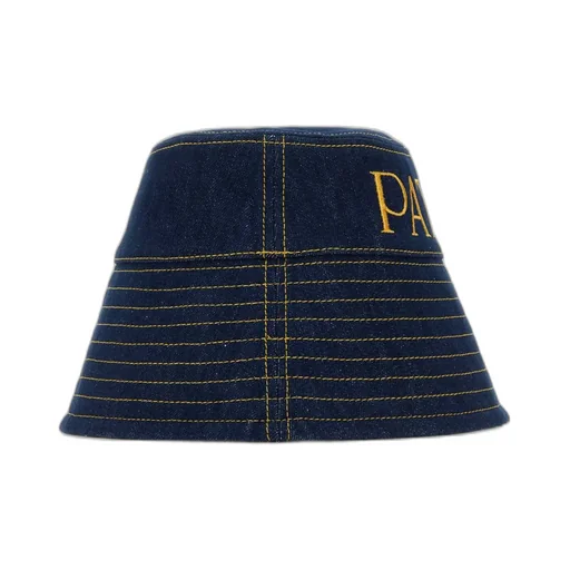 Patou Logo-Embroidered Denim Bucket Hat