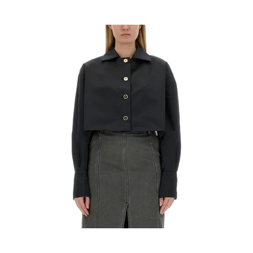 Patou Cropped Fit Buttoned Jacket