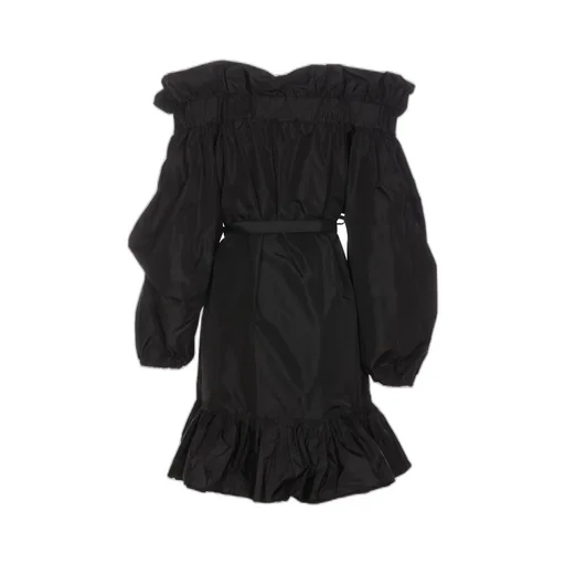 Patou Volume Ruffled Cold-Shoulder Mini Dress