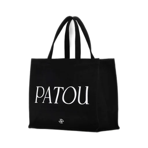 Patou Logo-Printed Top Handle Bag