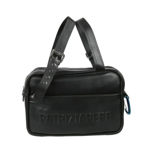 Patrizia Pepe Embossed Lamb Shoulder Bag
