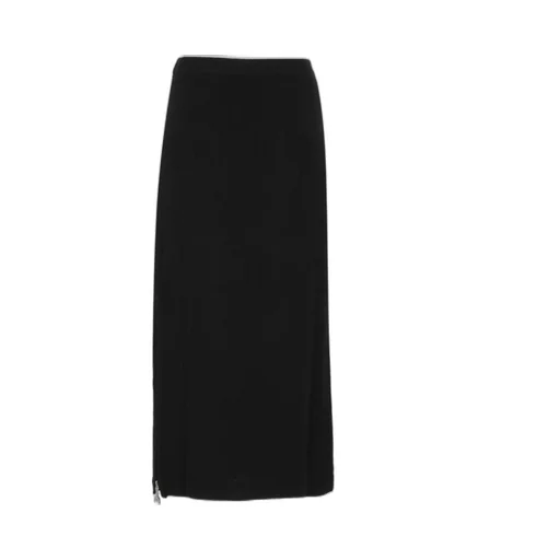 Patrizia Pepe Ribbed Midi Skirt