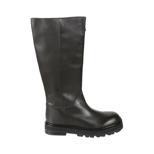 Patrizia Pepe Lug-Sole Calf Boots