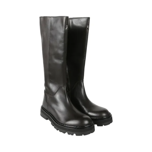 Patrizia Pepe Lug-Sole Calf Boots