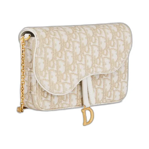 Medium Saddle Pouch With Chain