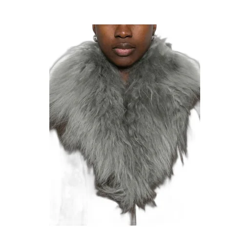 Patrizia Pepe Shearling Collar Jacket