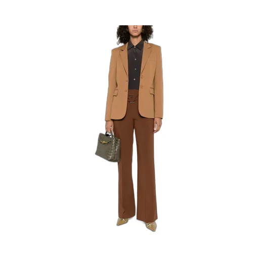Patrizia Pepe Belted Wide-Leg Pants