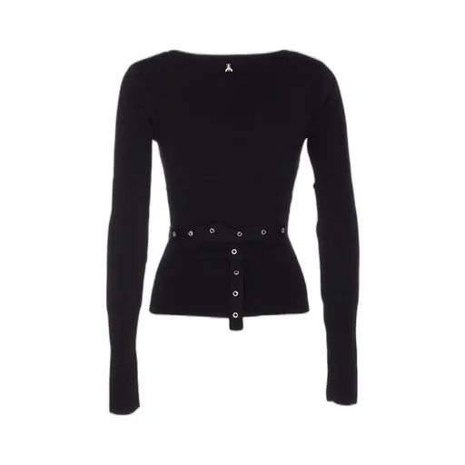 Patrizia Pepe Belted Crewneck Sweater
